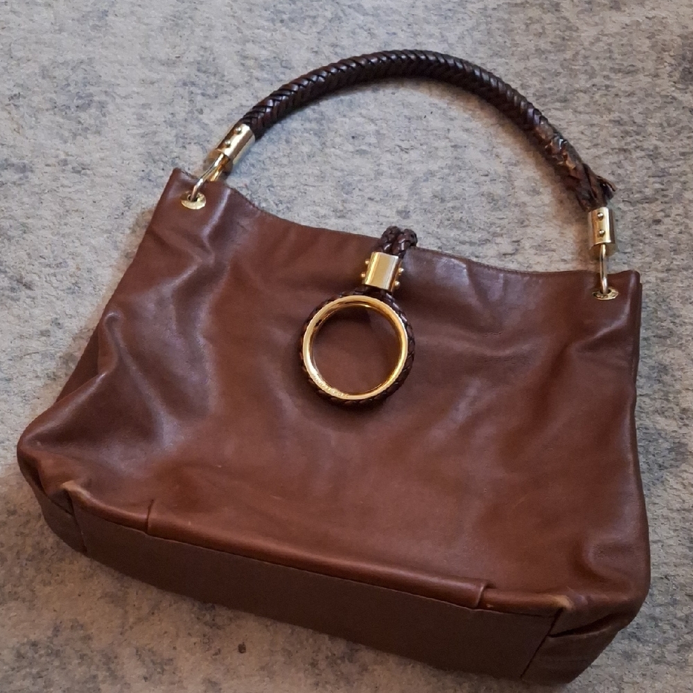 Michael Kors Brown Leather Handbag